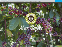 Tablet Screenshot of maxcoffee.com.br